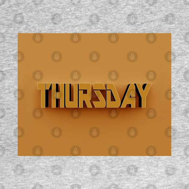 3D Text - Thursday by Russell102